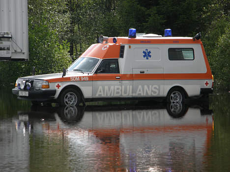 Der er faldet en del regn her i Anderstorp.
